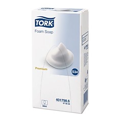 Картридж с жидким мылом-пеной одноразовый TORK (Система S34) Premium 08 л 470026