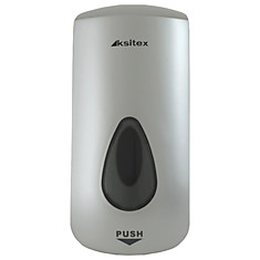 Диспенсер для жидкого мыла KSITEX наливной серебристый 1 л SD-1068BD