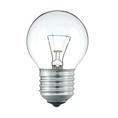 Лампа накаливания PHILIPS P45 CL E27 60 Вт шарообразная прозрачная колба d = 45 мм цоколь E27 067029
