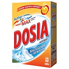 Стиральный порошок-автомат 400 г DOSIA (Дося) Альпийская свежесть 280454
