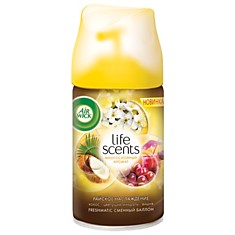 Сменный баллон 250 мл AIRWICK Life Scents Райское наслаждение для автоматических освежителей универсальный 3007662