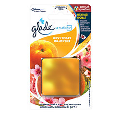Освежитель воздуха 8 г GLADE (Глейд) Sensations Сменный аромаблок Фруктовая фантазия
