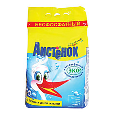 Стиральный порошок для всех типов стирки 4 кг АИСТЁНОК Волшебный вихрь бесфосфатный 4301010015