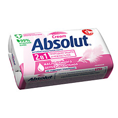 Мыло туалетное 90 г ABSOLUT (Абсолют) Нежное антибактериальное 60016058