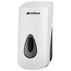 Диспенсер для жидкого мыла KSITEX наливной белый 1 л SD-1068AD