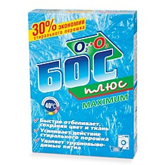 Средство для отбеливания и чистки тканей 600 г БОС плюс Maximum порошок