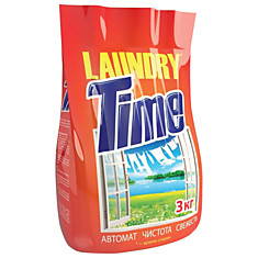 Стиральный порошок-автомат 3 кг LAUNDRY TIME (Лондри Тайм)