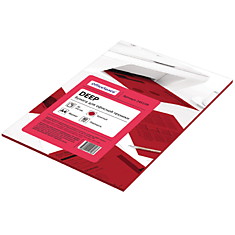Бумага цветная OfficeSpace deep А4, 80г/м2, 50л. (красный)