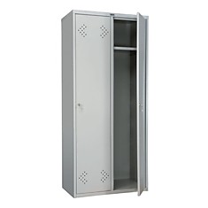 Шкаф металлический для одежды ПРАКТИК LS-21-80 двухсекционный 1830х813х500 мм 35 кг