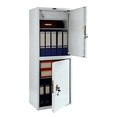 Шкаф металлический для документов ПРАКТИК SL-125/2Т 1252х460х340 мм 31 кг 2 отделения сварной