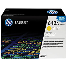 Картридж лазерный HP (CB402A) ColorLaserJet CP4005 желтый оригинальный ресурс 7500 стр.