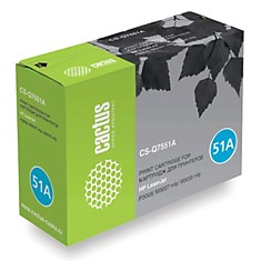 Картридж лазерный CACTUS (CS-Q7551A) для HP LaserJet M3035/3027/P3005 ресурс 6500 стр.