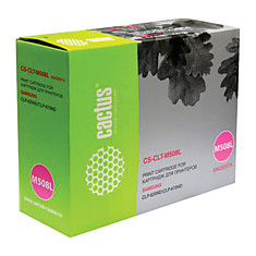 Картридж лазерный CACTUS (CS-CLT-M508L) для SAMSUNG CLP-620/670ND/CLX-6220 пурпурный ресурс 4000 стр.