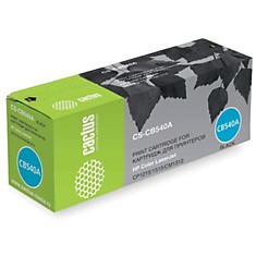 Картридж лазерный CACTUS (CS-CB540A) для HP CLJ CP1215/CP1515N/CM1312 черный ресурс 2200 стр.