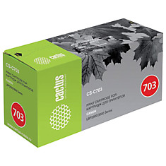 Картридж лазерный CACTUS (CS-C703) для CANON LBP-2900/3000 ресурс 2000 стр.