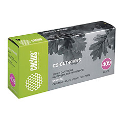 Картридж лазерный CACTUS (CS-CLT-K409S) для SAMSUNG CLP-310/315 черный ресурс 1500 стр.