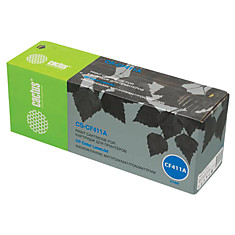Картридж лазерный CACTUS (CS-CF411A) для HP LaserJet Pro M477fdn/477fdw/M452dn голубой ресурс 2300 стр.
