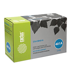 Картридж лазерный CACTUS (CS-CB401A) для HP ColorLaserJet CP4005 голубой ресурс 7500 стр. CS-CB401AR