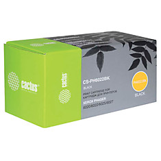 Картридж лазерный CACTUS (CS-PH6022BK) для XEROX Phaser 6020/6022/WC6025/6027 черный ресурс 2000 стр.
