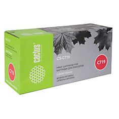 Картридж лазерный CACTUS (CS-C719) для CANON LBP-6300dn/6650dn/MF5840dn/5880dn ресурс 2100 стр.