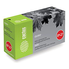 Картридж лазерный CACTUS (CS-EP27) для CANON LBP-3200/MF3228/3240/5730 ресурс 2500 стр. CS-EP27S