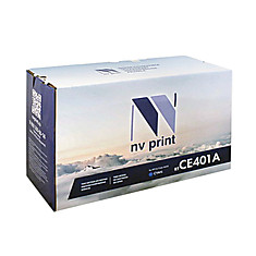 Картридж лазерный NV PRINT (NV-CE401A) для HP LaserJet Pro M570dn/M570dw голубой ресурс 6000 стр.