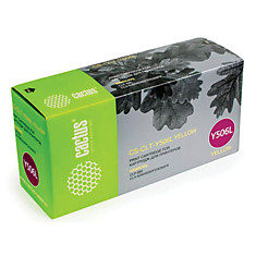 Картридж лазерный CACTUS (CS-CLT-Y506L) для SAMSUNG CLP-680/CLX-6260 желтый ресурс 3500 стр.