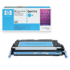 Картридж лазерный HP (Q6471A ) ColorLaserJet 3600 голубой оригинальный ресурс 4000 стр.