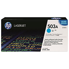 Картридж лазерный HP (Q7581A) ColorLaserJet CP3505/3800 голубой оригинальный ресурс 6000 стр.