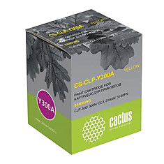 Картридж лазерный CACTUS (CS-CLP-Y300A) для SAMSUNG CLP-300 желтый ресурс 1000 стр.