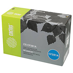 Картридж лазерный CACTUS (CS-CF281A) для HP LaserJet M604n/M604dn/M605/M606/M630 ресурс 10500 стр.
