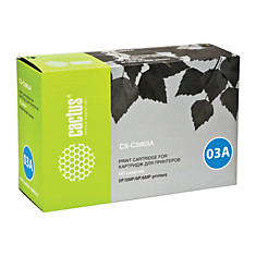Картридж лазерный CACTUS (CS-C3903A) для HP LaserJet 5MP/5P/6MP/6P ресурс 4000 стр. CS-C3903AR