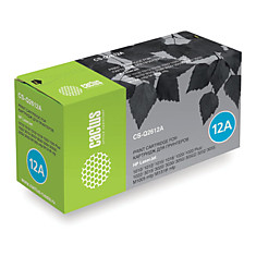 Картридж лазерный CACTUS (CS-Q2612A) для HP LaserJet 1018/3052/М1005 ресурс 2000 стр. CS-Q2612AS