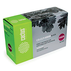 Картридж лазерный CACTUS (CS-CLP-K660B) для SAMSUNG CLP-610/660/CLX-6200/6210 черный ресурс 5500 стр.