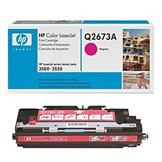 Картридж лазерный HP (Q2673A) ColorLaserJet 3500/3550/3700 пурпурный оригинальный ресурс 4000 стр.