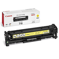 Картридж лазерный CANON (718Y) желтый 2659B002
