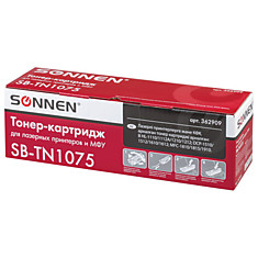 Картридж лазерный SONNEN (SB-TN1075) для BROTHER HL-1110R/1112R/DCP-1512/MFC-1815 ВЫСШЕЕ КАЧЕСТВО ресурс 1000 стр. 362909