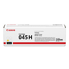 Картридж лазерный CANON (045HY) MF635/633/631/LBP 611/613 желтый ресурс 2200 стр. оригинальный 1243C002