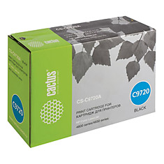 Картридж лазерный CACTUS (CS-C9720A) для HP ColorLaserJet 4600/4650 черный ресурс 9000 стр. CS-C9720AR