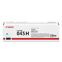Картридж лазерный CANON (045HC) MF635/633/631/LBP 611/613 голубой ресурс 2200 стр. оригинальный 1245C002