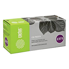 Картридж лазерный CACTUS (CS-TN2375) для BROTHER HL-L2300DR/2340DWR/DCP-L2500 ресурс 2600 стр.