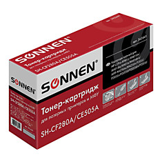 Картридж лазерный SONNEN (SH-CF280A/CE505A) для HP LJ M401/425/P2035/2055 ВЫСШЕЕ КАЧЕСТВО ресурс 2300 стр. 362441