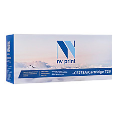 Картридж лазерный NV PRINT (NV-CE278A/728) для HP/CANON LJ P1566/P1606/ MF4410/4430 ресурс 2100 стр. NV-CE278A/Canon
