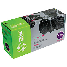 Картридж лазерный CACTUS (CS-TN135M) для BROTHER DCP-9040/9042/9045/HL-4040 пурпурный ресурс 4000 стр.