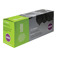 Картридж лазерный CACTUS (CS-TN6600) для BROTHER HL-1030/1230/1240/1250/1270N/1440 ресурс 6000 стр.