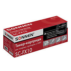 Картридж лазерный SONNEN (SC-FX-10) для CANON i-SENSYS MF4018/4120/40/50/4270 ВЫСШЕЕ КАЧЕСТВО ресурс 2000 стр. 362432