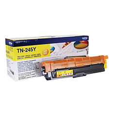 Картридж лазерный BROTHER (TN245Y) HL-3140CW/DCP-9020CDW/MFC-9140CDN и другие желтый оригинальный ресурс 2200 стр.