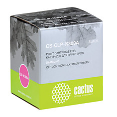 Картридж лазерный CACTUS (CS-CLP-K300A) для SAMSUNG CLP-300 черный ресурс 2000 стр.