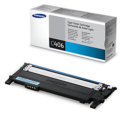 Картридж лазерный SAMSUNG (CLT-C406S) CLP-365/365W CLX-3300/3305W и другие оригинальный голубой