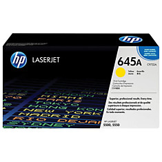 Картридж лазерный HP (C9732A) Color LaserJet 5500/5550 желтый оригинальный ресурс 12000 страниц